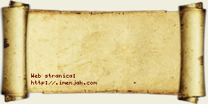 Nikolina Pejaković vizit kartica